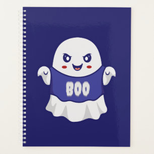 Lustige gruselige Geist-Illustrationsdesign Planer