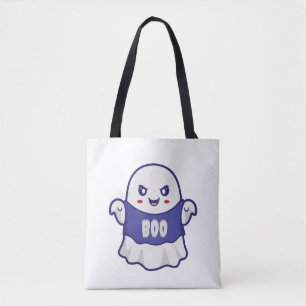 Lustige gruselige Geist-Illustrationsdesign Tasche