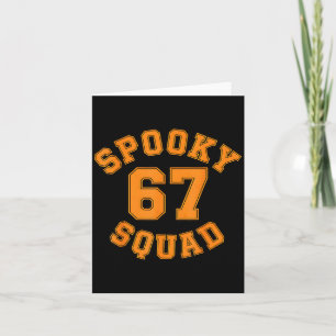 Lustige Gruseltruppe 67 Kinder Halloween 67 Verhex Karte