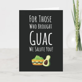 Lustige Guac Karten Avocado Guacamole Süß Für Sie