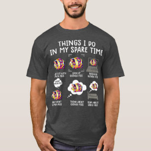 lustige Guinea Schweine Shirt Dinge, die ich in me