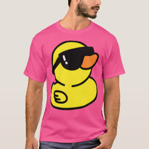 Lustige Gummiente Coole Ente Sonnenbrille Gelbe En T-Shirt