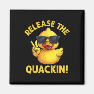 Lustige Gummiente Lass das Quaken los! Magnet