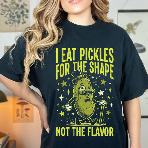 Lustige Gurken-Meme Ich esse Gurken wegen ihrer Fo T-Shirt