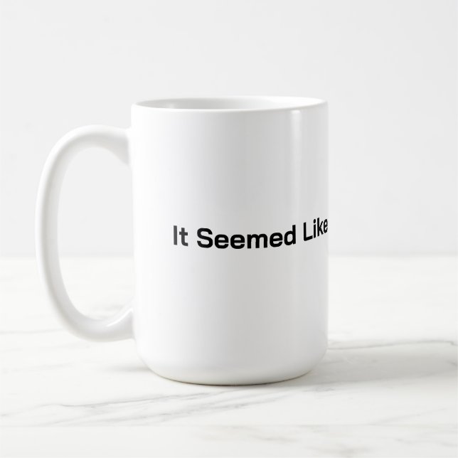 Lustige Gute Idee Tasse (Links)