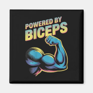 Lustige Gym-Humor-Bizeps-Gewinne mit B aufgedruckt Magnet