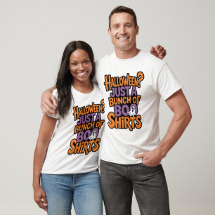 Lustige Halloween Boo-Shirts Geist-Wortspiel T-Shirt