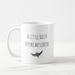 Lustige Halloween-Fledermaus Kaffeetasse