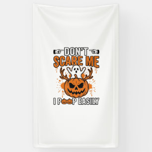 Lustige Halloween-Geist-Kürbis-Zitat-Vektor-Design Banner