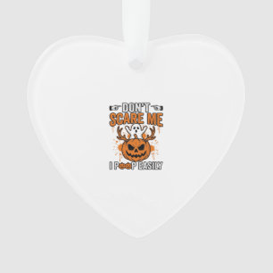 Lustige Halloween-Geist-Kürbis-Zitat-Vektor-Design Ornament
