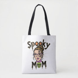 Lustige Halloween Gruselmutter Hexenmutter Tasche
