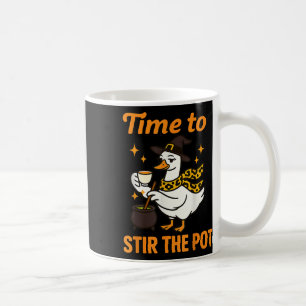 Lustige Halloween Hexe Gans Herbst Herbstzeit zum  Kaffeetasse