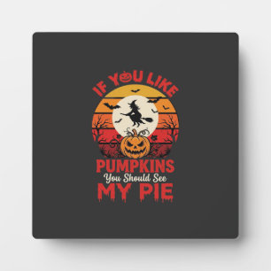 Lustige Halloween-Kürbiskuchen-Design_1 Fotoplatte