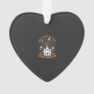 Lustige Halloween-Leckereien Geist Geisterhaus Des Ornament
