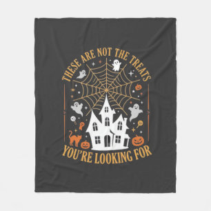 Lustige Halloween-Leckereien Geister Spukhaus Desi Fleecedecke