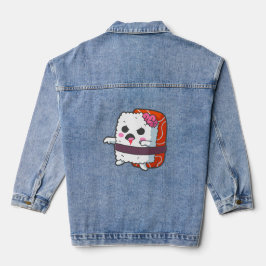 lustige Halloween-Monster Zombie Jeansjacke