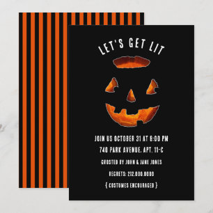 Lustige Halloween-Party-Einladungen Einladung