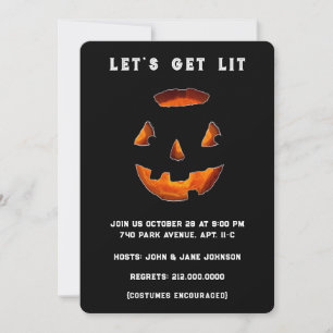 Lustige Halloween-Party für Erwachsene Einladung