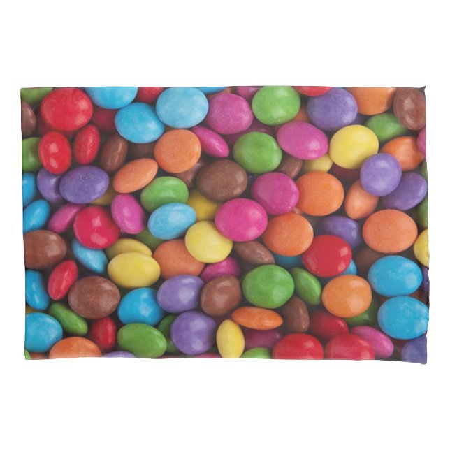 lustige Halloween Regenbogenfarben Schokoladenkuch Kissenbezug (Vorderseite-Links)
