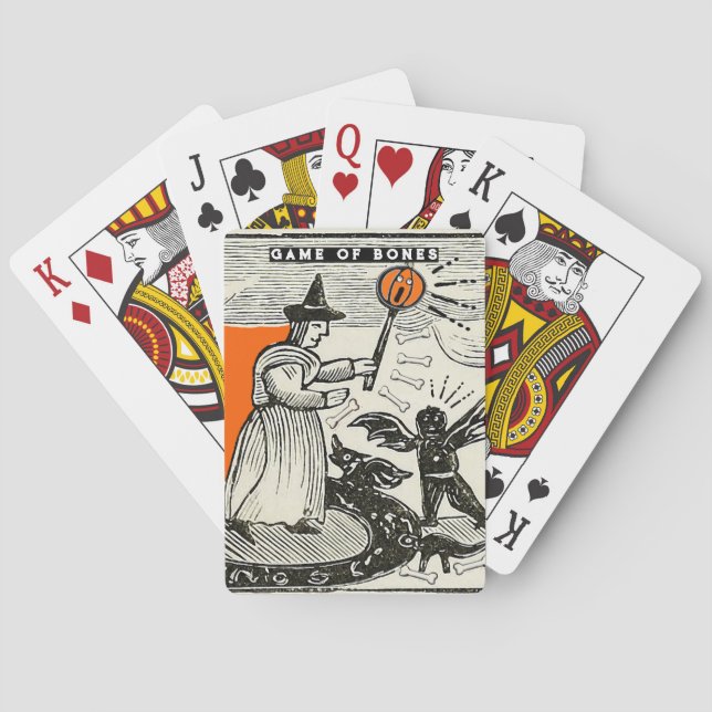 Lustige Halloween Spielkarten (Rückseite)