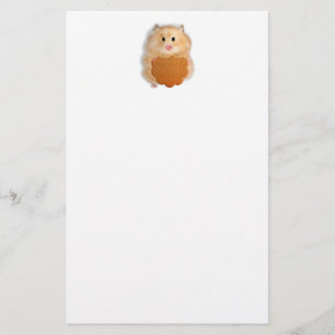 Lustige Hamster-Figur-Illustration Briefpapier