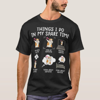 lustige Hamster-Shirts für Damen Hamam niedliche H T-Shirt