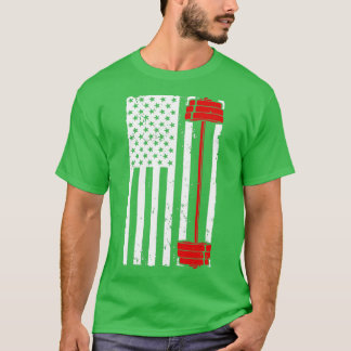 Lustige Hantel-Kunst für Männer Frauen Gewichthebe T-Shirt