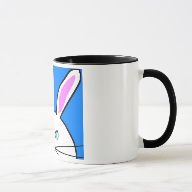 Lustige Häschen-Tasse Tasse (Rechts)