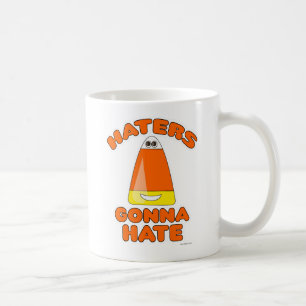 Lustige Hasser Werden Süßigkeiten Mais Cartoon Has Kaffeetasse