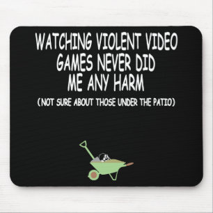 Lustige heftige Videospiele Mousepad