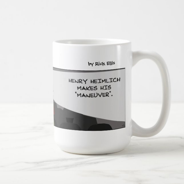 Lustige Heimlich-Date-Manöver Kaffeetasse (Rechts)