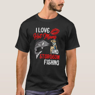 Lustige Herren Weiße Stör Angeln für Männer Ich Li T-Shirt