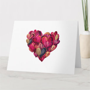 Lustige Herz Liebe Grafik Valentinstag Männer Frau Karte