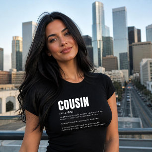 Lustige herzliche Cousin-Definition T-Shirt