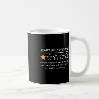 Lustige Herzrhythmusstörungen Awareness Ein-Sterne Kaffeetasse