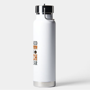 Lustige Hexe ganzjährig Halloween-Typografie-Desig Trinkflasche