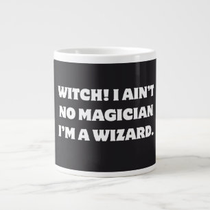 Lustige Hexenzauberer Humor Ich bin kein Magier Jumbo-Tasse