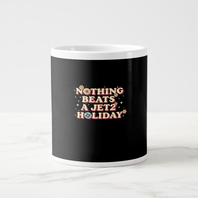 Lustige Hilfe  Jumbo-Tasse (Vorderseite)