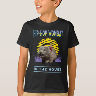 Lustige Hip-Hop-Wombat-Musik-Humor T-Shirt