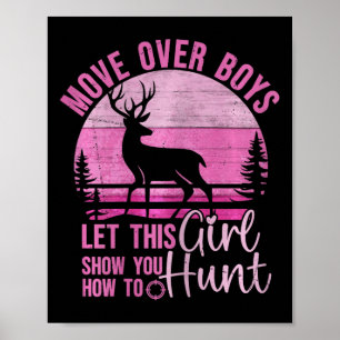 Lustige Hirschjagd - Lass dieses Mädchen dir zeige Poster