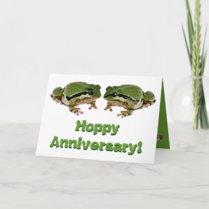 Lustige Hochzeit Jubiläum Frosch Paar Fotos Karte