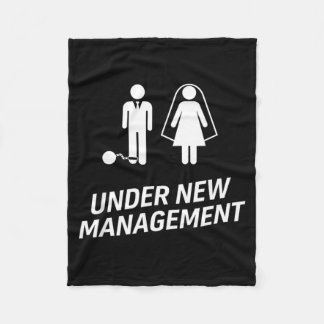 Lustige Hochzeit Unter Neuer Führung Ehemann Ball Fleecedecke