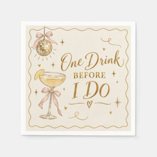 Lustige Hochzeits-Cocktailserviette im Millennial- Serviette