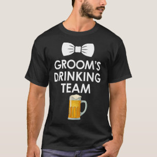 Lustige Hochzeits-Junggesellenabschied Brauttrinke T-Shirt