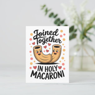 Lustige Hochzeitsheirat Verlobung  Postkarte