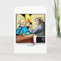 Lustige Hochzeitshumor-Blanko-Karte