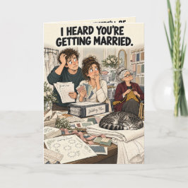 Lustige Hochzeitskarte | Knitty Gritty Oma Humor Karte