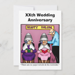 Lustige Hochzeitstags-Party-Einladung Einladung