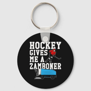 Lustige Hockey-Geschenke für Männer Vintage Retro Schlüsselanhänger