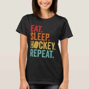 Lustige Hockey-Kunst für Jungen Kinder Männer Erwa T-Shirt